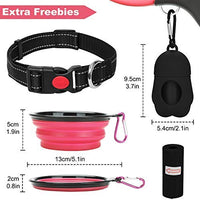 BABYLTRL Correa retráctil para perro, correa para caminar para perro de 360 ° sin enredos para uso pesado de hasta 110 libras, cinta de nailon reflectante fuerte de 16 pies con mango antideslizante, freno de una mano, pausa, bloqueo - BESTMASCOTA.COM