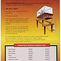 iPower 2-Pack Reptile Heating Pad Terrarium Heater Under Tank Heat Mat for Amphibians and Reptiles Pet - BESTMASCOTA.COM