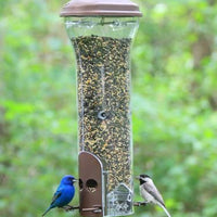 Perky Pet para pájaros a prueba de ardillas escindidas alimentador para aves silvestres, De color bronce - BESTMASCOTA.COM