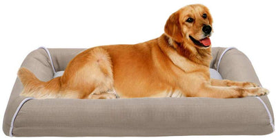 EMME - Cama acolchada de franela para mascotas, para todas las estaciones, felpa para perros y gatos - BESTMASCOTA.COM
