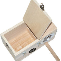 Anillo caja de cría loros de pájaros caja rodar DIY Kits peonía tigre rodar de Pájaro jaula de loros montaje Nesting cerradura - BESTMASCOTA.COM