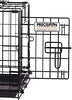 Jaula grande con doble abertura Precision Pet, negra, Negro - BESTMASCOTA.COM