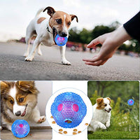 RENZCHU Juguete interactivo para perro, pelota de tratamiento IQ para dispensar alimentos, juguetes para perros pequeños, medianos, grandes, bola de masticación duradera, goma no tóxica y bola de perro hinchable, limpia los dientes - BESTMASCOTA.COM