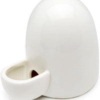 Dahey Alimentador de agua potable Cerámica Botella de agua de agua de agua dulce automático pequeñas mascotas para hámster erizo, chinchilla hurón pequeño cobayo, blanco, 8 onzas - BESTMASCOTA.COM