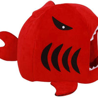 Grey Shark Bed for Small Cat Dog Cave Bed With  Removable Cushion,waterproof Bottom - BESTMASCOTA.COM