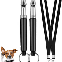 FANZO silbato ultrasónico para perro, silbatos de entrenamiento para perros con frecuencias ajustables, dispositivos de control de corteza para perros (2 unidades), Paquete de 2, Azul - BESTMASCOTA.COM