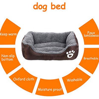 Cama para perro de lujo para mascotas, sofá supersuave para mascotas, cama para gatos, tumbona antideslizante para mascotas, cama para mascotas de primera calidad, calentamiento automático y transpirable - BESTMASCOTA.COM