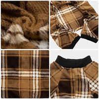 KOOLTAIL - Pijama para perro, a cuadros, para ropa de invierno para perros, suave y cálido, apto para perros pequeños, medianos y grandes - BESTMASCOTA.COM