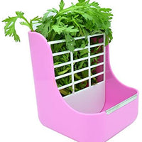 Comedero de conejos de RUBYHOME para heno y comida doble uso, alimentador de conejos, alimentador de heno para conejos, conejos, conejos, conejos, chinchilla - BESTMASCOTA.COM