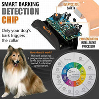 NPS No Shock Bark Collar for Small to Large Dogs - Smart Chip Adjusts to Stop Barking in 1 Minute - Highly Effective Vibration and Sound Stops Barks Fast with No Pain - Safe, Anti-Bark Device - BESTMASCOTA.COM