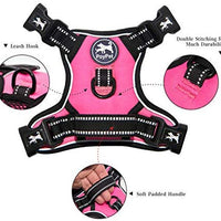 PoyPet 2019 - Arnés para perro con 4 hebillas a presión, reflectante con 2 ganchos delanteros y traseros y un mango de fácil control [no necesita pasar por encima de la cabeza del perro] - BESTMASCOTA.COM
