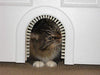 Cat Door Puerta de Interior con cepillo de limpieza para gatos - BESTMASCOTA.COM