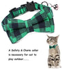 Malier 4 Pack Cat Collar Breakaway with Classic Plaid Bow Tie with Bell Perfact for Cats Kitty Kitten, Adjustable from 6.3~10.2 inch - BESTMASCOTA.COM