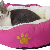 Evelots suave mascota cama, Cats & Dogs, 17" D x 5" H, varios colores - BESTMASCOTA.COM