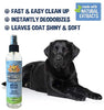 Champú para perros sin agua | Champú seco natural para perros o gatos no requiere enjuague | 100% no tóxico con extracto natural | Tratamiento aprobado por veterinarios - Fabricado en Estados Unidos - 1 botella de 8.1 fl oz - BESTMASCOTA.COM