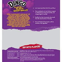 Dingo Goof Balls Rawhide Chews for Dogs, Made with Real Chicken Rawhide Treats - BESTMASCOTA.COM