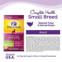 Wellness Complete Health Natural Dry Small Breed Dog Food Small Breed Turkey & Oatmeal - BESTMASCOTA.COM