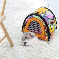 CROWNY - Bolsa transportadora para hámster (portátil, transpirable, con correa desmontable) - BESTMASCOTA.COM