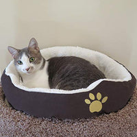 Evelots suave mascota cama, Cats & Dogs, 17" D x 5" H, varios colores - BESTMASCOTA.COM