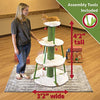 Kitty City Large Cat Tunnel Bed, Cat Bed, Pop Up Bed, Cat Toys, Christmas Tree - BESTMASCOTA.COM