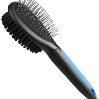 BV Cepillo para perro y gato, peine para aseo de mascotas, cerdas de 2 lados y pines para perros de pelo largo y corto, eliminando pelos - BESTMASCOTA.COM