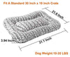 Coohom - Cama de peluche para perro, cama para mascotas, alfombrilla para jaula, cama lavable para perros medianos y grandes - BESTMASCOTA.COM