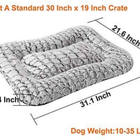 Coohom - Cama de peluche para perro, cama para mascotas, alfombrilla para jaula, cama lavable para perros medianos y grandes - BESTMASCOTA.COM