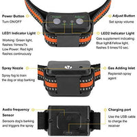 Zeonetak collar de corteza en spray para entrenamiento de perro, Citronella Control Stop ladrando collar para perros pequeño, mediano, grande, ajustable, recargable, impermeable, sin golpes y humanos - BESTMASCOTA.COM
