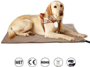 Zobire Almohadilla de calentamiento para mascotas, almohadilla de calentamiento para perros grande, cama para mascotas con calefacción eléctrica, impermeable, con certificación de seguridad - BESTMASCOTA.COM