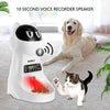 WOpet Alimentador de mascotas, alimentador automático para gatos, dispensador de comida para mascotas, comedero mediano y grande, para gatos, 4 comidas, grabadora de voz, temporizador programable, control de porción - BESTMASCOTA.COM
