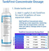 TankFirst Acondicionador de agua completo para acuario, acondicionador de agua para peces, elimina instantáneamente el cloro, cloraminas, amoniaco y nitritos de los tanques de pescado - BESTMASCOTA.COM