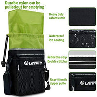 Bolsa de entrenamiento para perros pequeños a grandes, bolsa de entrenamiento para perros pequeños y grandes, bolsa de regalo para bocadillos para entrenamiento de recompensa, caminar, clip de metal, cinturón de cintura, correa de hombro, dispensador de b - BESTMASCOTA.COM