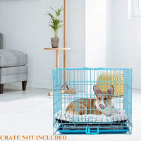 Coohom - Cama de peluche para perro, cama para mascotas, alfombrilla para jaula, cama lavable para perros medianos y grandes - BESTMASCOTA.COM