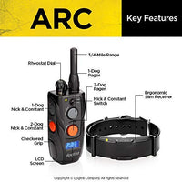 Dogtra sistema de collar con control remoto ARC para entrenamiento de mascotas color negro, Negro - BESTMASCOTA.COM