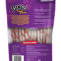 Dingo Twist Sticks Rawhide Chews, Made With Real Chicken - BESTMASCOTA.COM