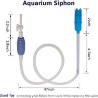 Toopify - Herramientas de limpieza para acuario, 6 en 1, kit de limpieza ajustable y limpiador de grava para tanque de peces, sifón para cambio de agua y limpiador de arena - BESTMASCOTA.COM