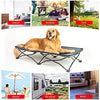 YEPHHO Cama plegable grande para mascotas, portátil, transpirable, de malla, para dormir, 46 pulgadas de largo - BESTMASCOTA.COM