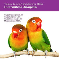 Brown's Tropical Carnival Crunchy Crisp Bird Treat Sticks - BESTMASCOTA.COM