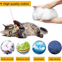 Mojonnie - Cama de gato con forro polar suave para calentar y calentar con forma de triángulo para gatos, invierno, mascotas - BESTMASCOTA.COM