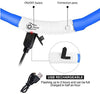 Collar LED para perro, recargable por USB, collar brillante para perro, cuello iluminado, mejora la seguridad y visibilidad de la mascota en la noche, 3 modos intermitentes, resistente al agua, collar iluminado para perros pequeños y medianos grandes - BESTMASCOTA.COM