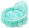 Cute Princess mascota cama Bow-Tie Lace Cat Dog Bed - BESTMASCOTA.COM