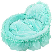 Cute Princess mascota cama Bow-Tie Lace Cat Dog Bed - BESTMASCOTA.COM