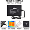 iPower 2 Pack Under Tank Heat Pad & Digital Thermostat Combo Set for Reptiles - BESTMASCOTA.COM