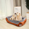 Cama para perro de lujo para mascotas, sofá supersuave para mascotas, cama para gatos, tumbona antideslizante para mascotas, cama para mascotas de primera calidad, calentamiento automático y transpirable - BESTMASCOTA.COM