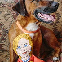 FUZZU Political Parody Dog Toys with Squeakers (Medium to Large Dogs), Various Styles (Bernie, Bill, Donald, Hillary, Vladimir) - Fun & Entertaining, Durable, Hand Illustrated Design & Premium Quality - BESTMASCOTA.COM