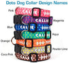 Collar de perro personalizado de Buttonsmith – Impresión permanente resistente a la decoloración, hebilla de grado militar resistente al óxido, resistente a olores y moho, elección de 5 tamaños, fabricado en los Estados Unidos - BESTMASCOTA.COM