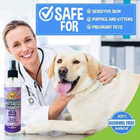 Champú para perros sin agua | Champú seco natural para perros o gatos sin enjuague | 100% no tóxico con extracto natural | Tratamiento aprobado por veterinarios - Fabricado en Estados Unidos - 1 botella de 8.1 fl oz - BESTMASCOTA.COM