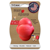 Titan Busy Bounce, Juguete para perro resistente y duradero con rebote impredecible | Fabricado en Estados Unidos - BESTMASCOTA.COM