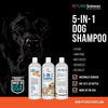 Pet Care Sciences Champú, champú y acondicionador para perros y cachorros de forma natural, fórmula 5 en 1 con coco, aloe y avena, champú para perros sin desgarros para pieles sensibles, fabricado en Estados Unidos - BESTMASCOTA.COM