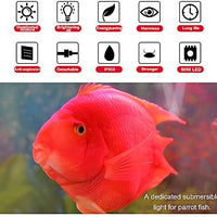 MQ 8 – 20 en sumergible LED luz de acuario, cambio de color tanque de peces luz con mando a distancia, IP68 cristal LED luces Bar, para pecera 10 – 35 pulgadas - BESTMASCOTA.COM